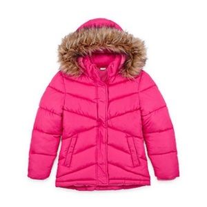 ARIZONA JEAN CO. GIRL’S PLUS-SIZE PUFFER JACKET